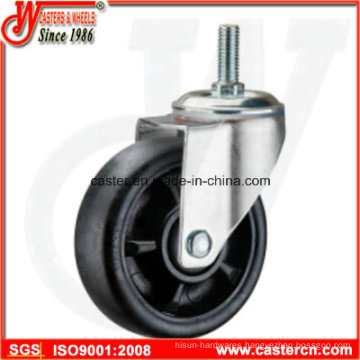 5 Inch Threaded Stem Nylon Swivel Caster